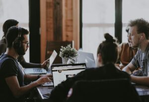 salarié dans open space